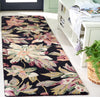 Safavieh Blossom BLM467Z Black / Plum Area Rug Room Scene