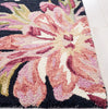 Safavieh Blossom BLM467Z Black / Plum Area Rug Detail