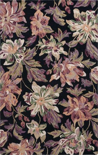 Safavieh Blossom BLM467Z Black / Plum Area Rug Main