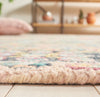 Safavieh Blossom BLM468F Grey / Pink Area Rug Detail