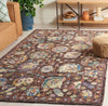 Safavieh Blossom BLM469H Charcoal / Lavender Area Rug Room Scene Feature