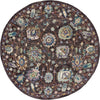 Safavieh Blossom BLM469H Charcoal / Lavender Area Rug Round