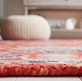 Safavieh Blossom BLM470Q Red / Ivory Area Rug Detail