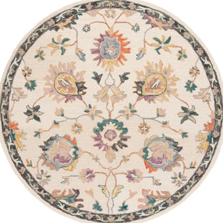 Safavieh Blossom BLM471B Beige / Lavander Area Rug Round