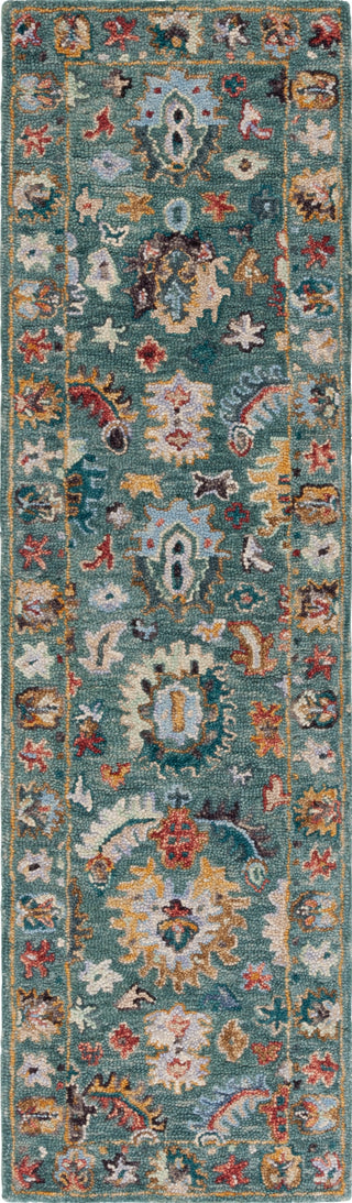 Safavieh Blossom BLM472M Blue / Rust Area Rug Runner