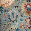 Safavieh Blossom BLM472M Blue / Rust Area Rug Detail