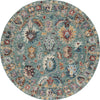 Safavieh Blossom BLM472M Blue / Rust Area Rug Round