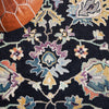 Safavieh Blossom BLM473Z Black / Blue Area Rug Detail