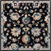 Safavieh Blossom BLM473Z Black / Blue Area Rug Square