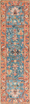 Safavieh Blossom BLM474M Blue / Rust Area Rug Runner