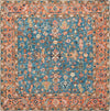 Safavieh Blossom BLM474M Blue / Rust Area Rug Square