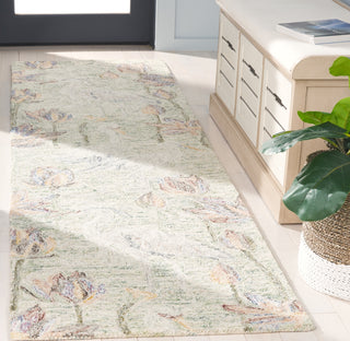 Safavieh Blossom BLM554Y Green / Ivory Area Rug Room Scene Feature