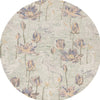 Safavieh Blossom BLM554Y Green / Ivory Area Rug Round