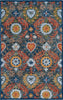 Safavieh Blossom BLM565H Charcoal / Orange Area Rug main image