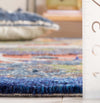 Safavieh Blossom BLM567P Orange / Blue Area Rug Detail