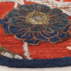 Safavieh Blossom BLM567P Orange / Blue Area Rug Detail