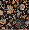 Safavieh Blossom BLM568T Brown / Yellow Area Rug Square