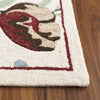 Safavieh Blossom BLM571A Ivory / Blue Area Rug Detail