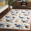 Safavieh Blossom BLM571A Ivory / Blue Area Rug Room Scene Feature