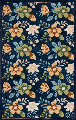 Safavieh Blossom BLM571N Navy / Green Area Rug main image