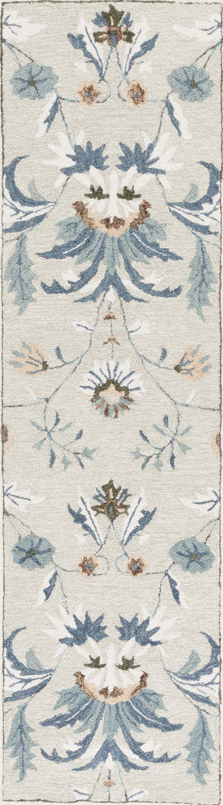 Safavieh Blossom BLM572W Sage / Blue Area Rug Runner
