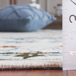 Safavieh Blossom BLM572W Sage / Blue Area Rug Detail