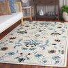 Safavieh Blossom BLM572W Sage / Blue Area Rug Room Scene