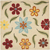 Safavieh Blossom BLM678A Beige / Multi Area Rug Square