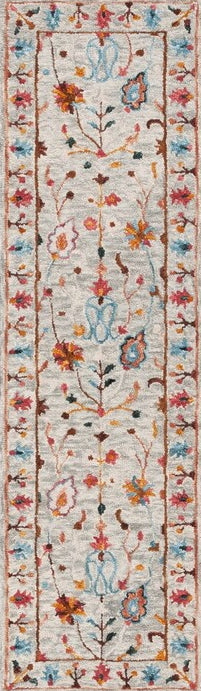 Safavieh Blossom BLM685F Grey / Red Area Rug Runner