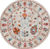 Safavieh Blossom BLM685F Grey / Red Area Rug Round