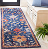 Safavieh Blossom BLM686M Blue / Red Area Rug Room Scene