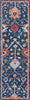 Safavieh Blossom BLM686M Blue / Red Area Rug Runner