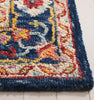 Safavieh Blossom BLM686M Blue / Red Area Rug Detail