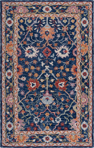 Safavieh Blossom BLM686M Blue / Red Area Rug main image