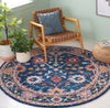 Safavieh Blossom BLM686M Blue / Red Area Rug Room Scene