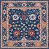 Safavieh Blossom BLM686M Blue / Red Area Rug Square