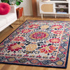 Safavieh Blossom BLM687A Ivory / Red Area Rug Room Scene Feature
