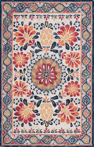 Safavieh Blossom BLM687A Ivory / Red Area Rug Main