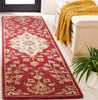 Safavieh Blossom BLM688Q Red / Ivory Area Rug Room Scene