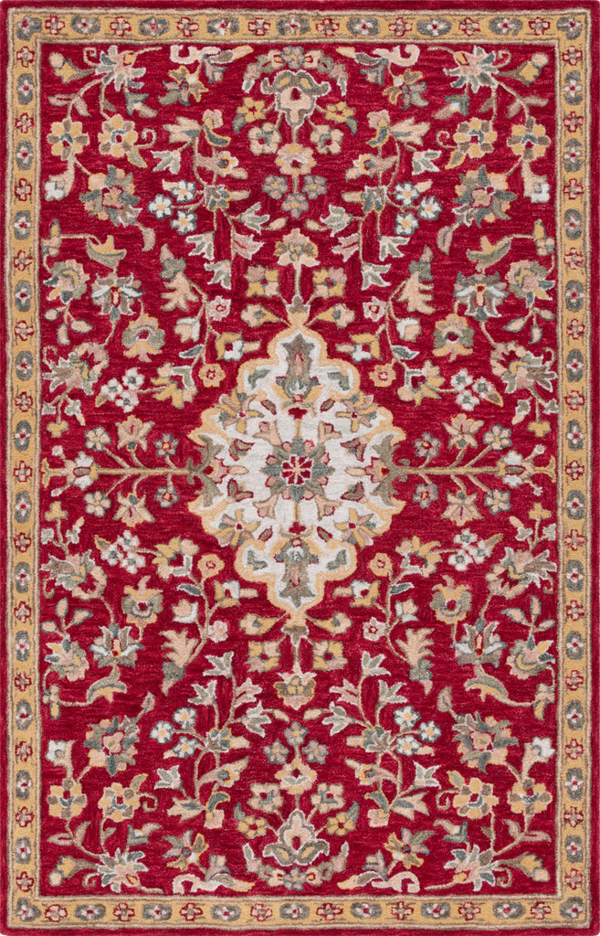 Safavieh Blossom BLM688Q Red / Ivory Area Rug main image