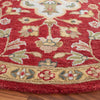 Safavieh Blossom BLM688Q Red / Ivory Area Rug Detail