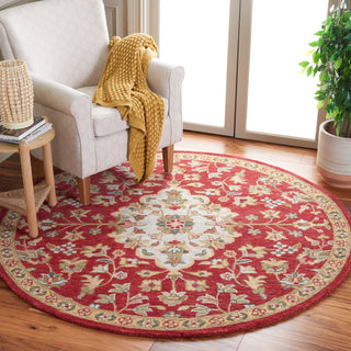 Safavieh Blossom BLM688Q Red / Ivory Area Rug Room Scene