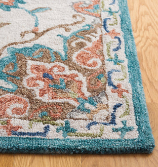 Safavieh Blossom BLM689B Beige / Blue Area Rug Detail