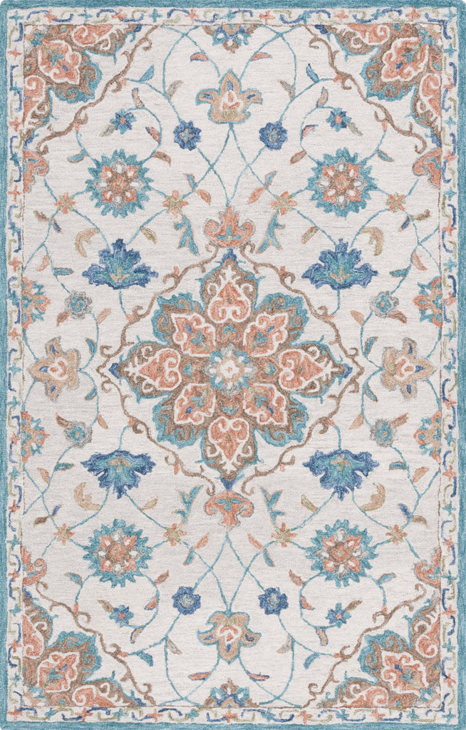 Safavieh Blossom BLM689B Beige / Blue Area Rug main image