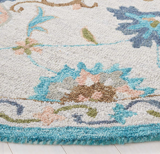 Safavieh Blossom BLM689B Beige / Blue Area Rug Detail