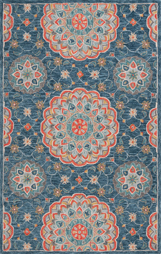 Safavieh Blossom BLM690M Blue / Red Area Rug Main