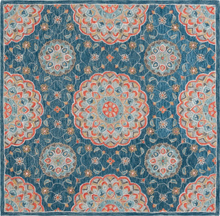 Safavieh Blossom BLM690M Blue / Red Area Rug main image