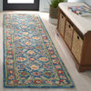 Safavieh Blossom BLM691M Blue / Green Area Rug Room Scene Feature