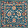 Safavieh Blossom BLM691M Blue / Green Area Rug Square