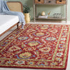 Safavieh Blossom BLM691Q Red / Green Area Rug Room Scene Feature